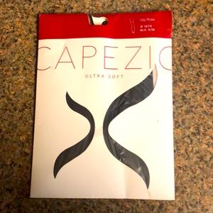 Capezio Hip Rider Ultra Soft Tights, black, size adult S/M, New in package